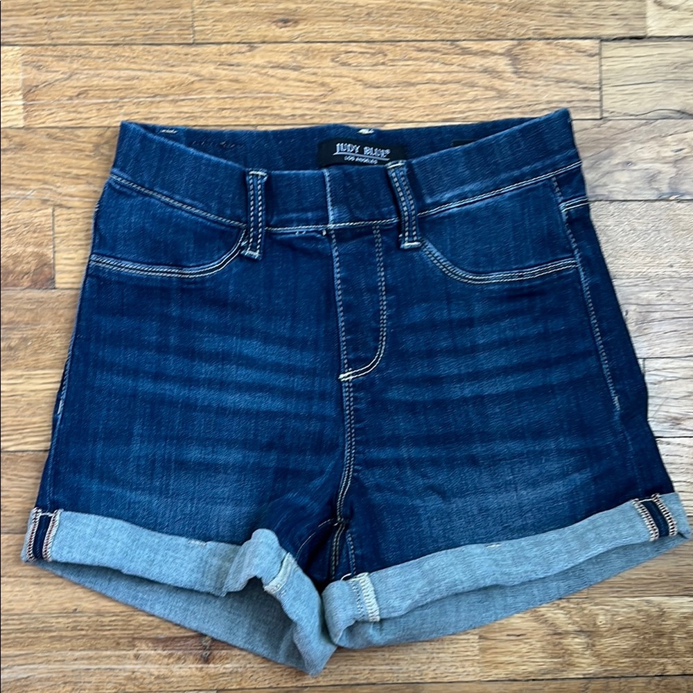 Judy Blue Women’s High Waist Dark Wash Stretch Jean Shorts